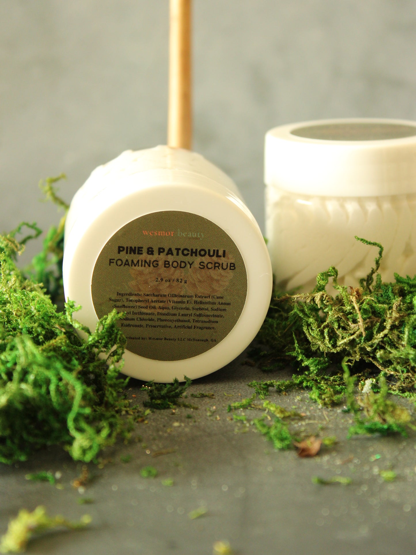 Pine & Patchouli Foaming Body Scrub