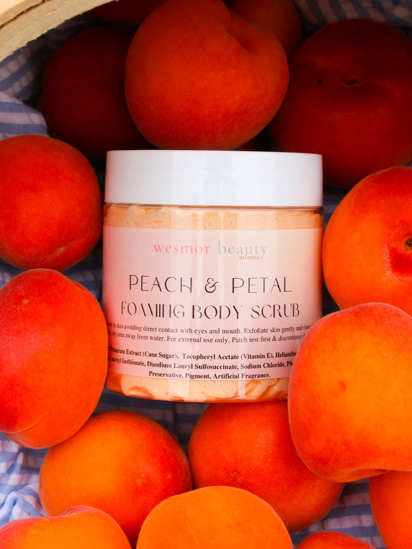 Peach & Petal Foaming Body Scrub
