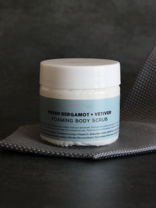 Fresh Bergamot + Vetiver Foaming Body Scrub