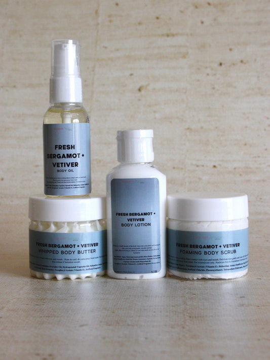 Fresh Bergamot + Vetiver Luxe & Latitude Travel Kit