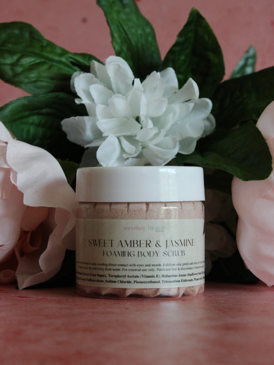 Sweet Amber & Jasmine Foaming Body Scrub
