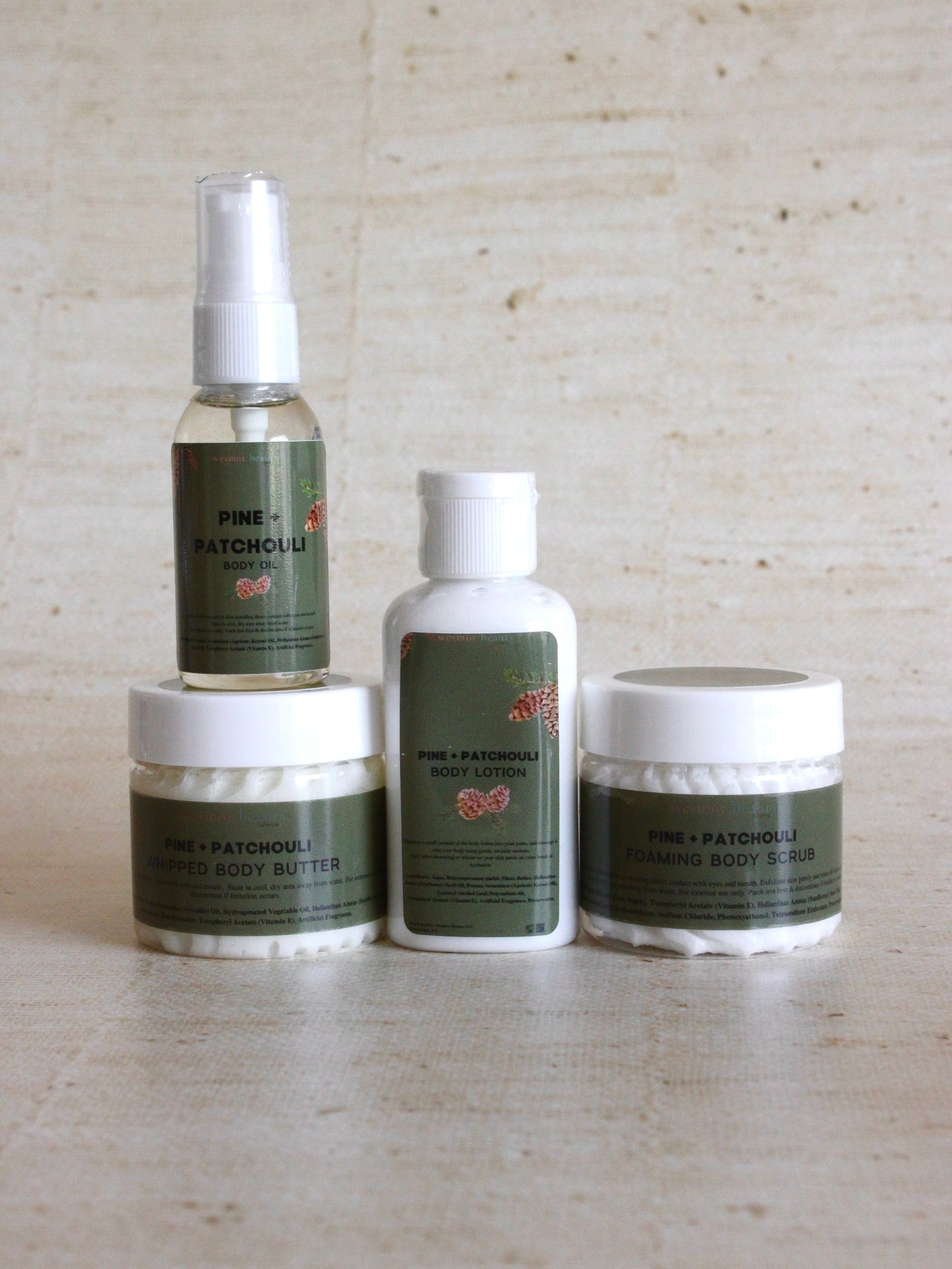 Pine & Patchouli Luxe & Latitude Travel Kit