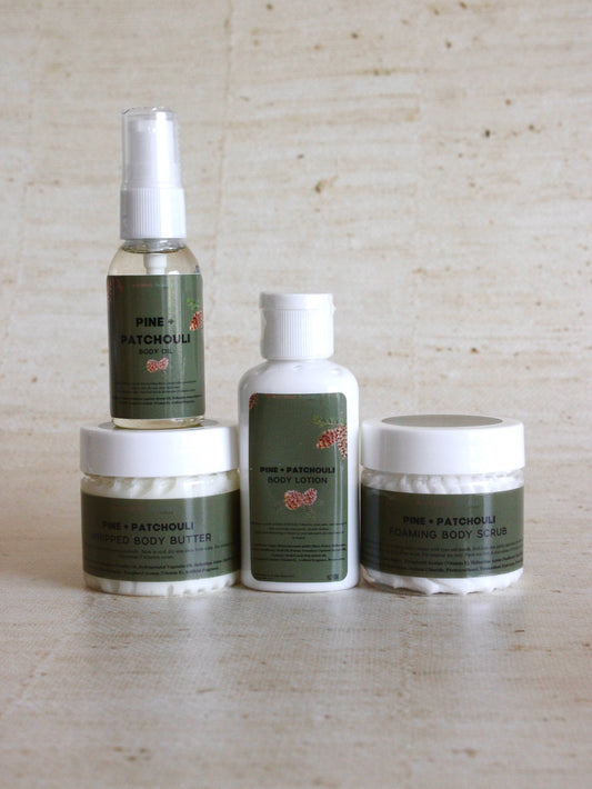 Pine & Patchouli Luxe & Latitude Travel Kit