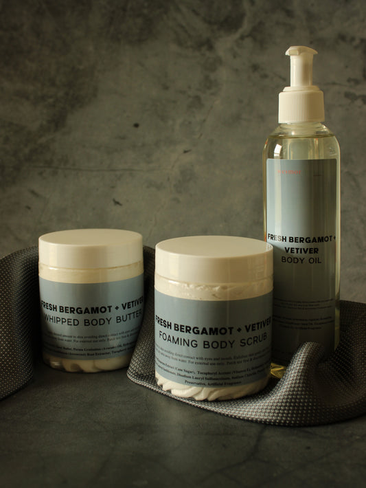 Fresh Bergamot + Vetiver Pack