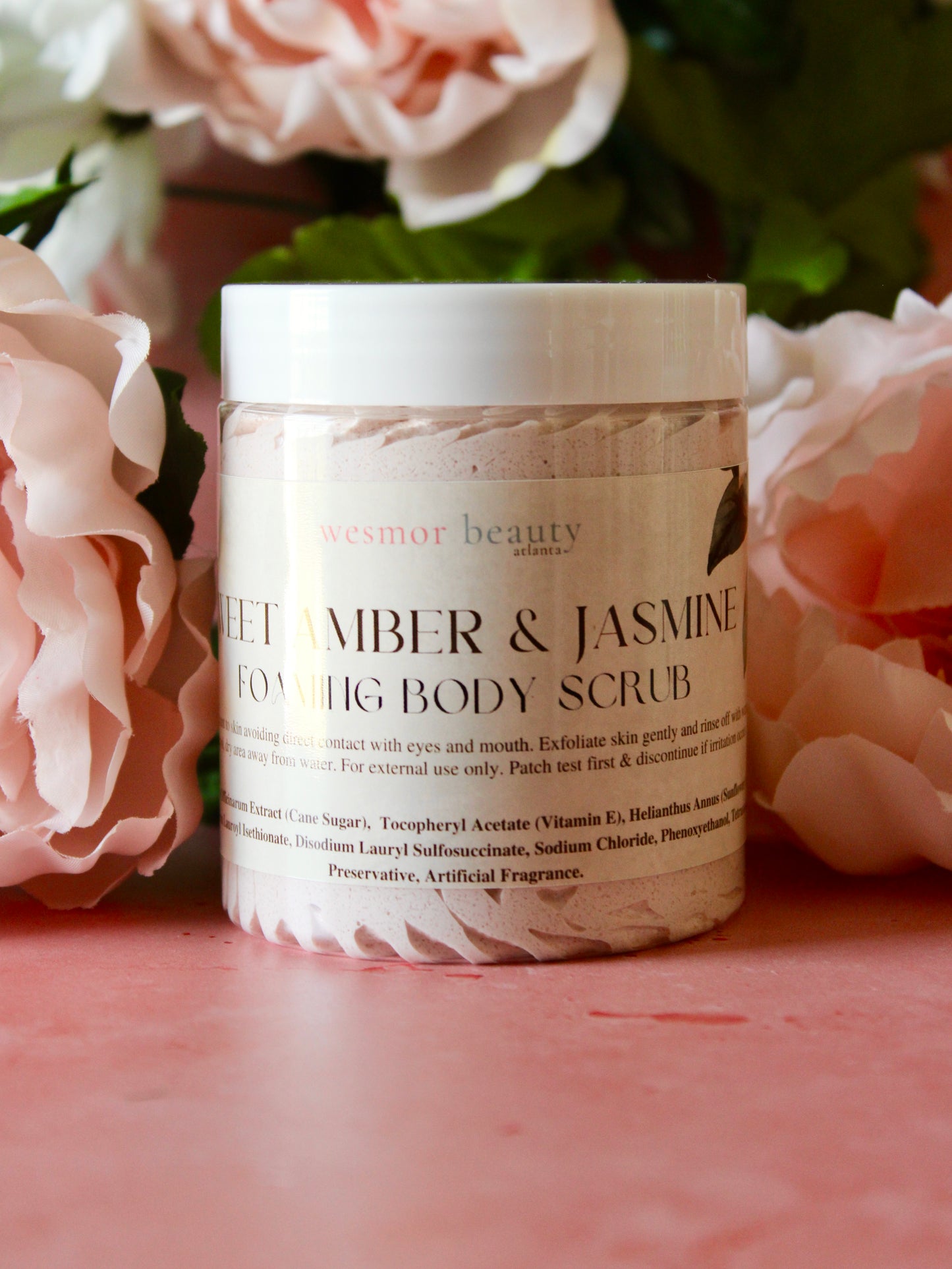 Sweet Amber & Jasmine Foaming Body Scrub