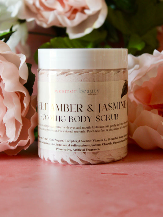 Sweet Amber & Jasmine Foaming Body Scrub