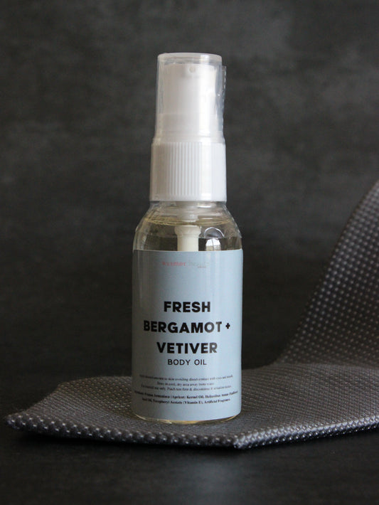 Fresh Bergamot + Vetiver Body Oil